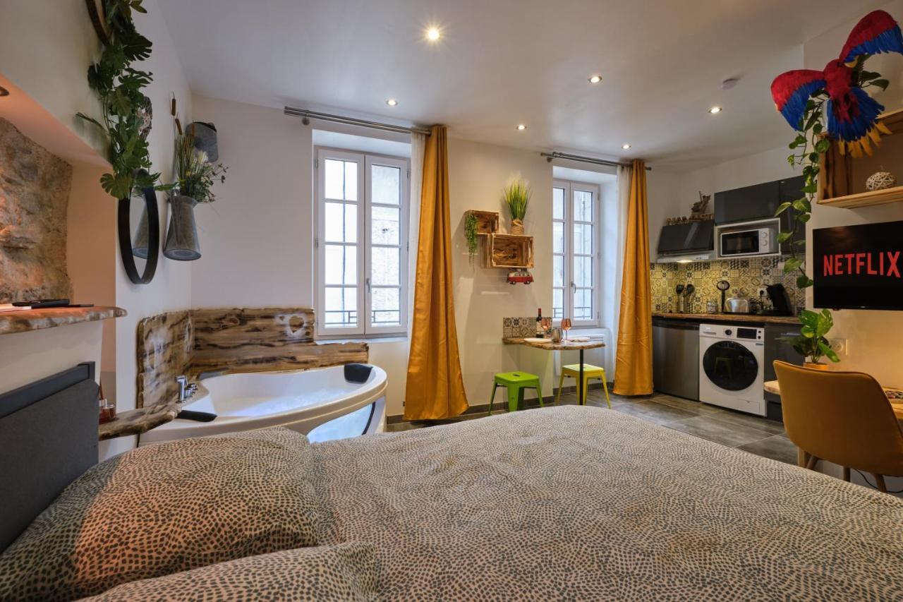 Place Carnot - Studio Tout Equipe Avec Jacuzzi Proche Toutes Commodites Carcassonne Zewnętrze zdjęcie